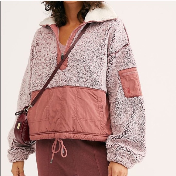 Free People Tops - Free People Movement BFF Fleece Pullover Sz Large